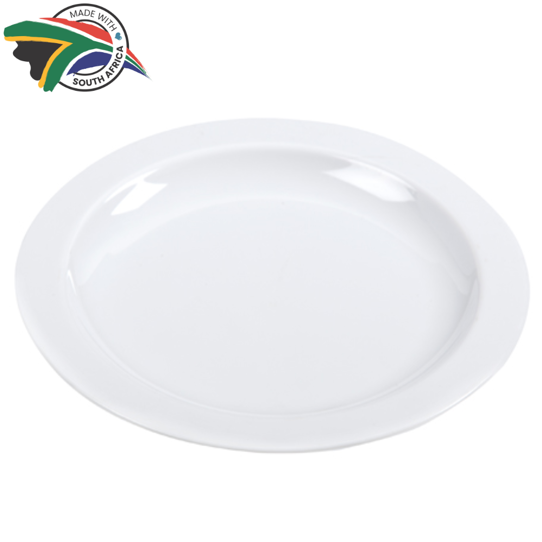 Medium White Dinner Plate (250mm)